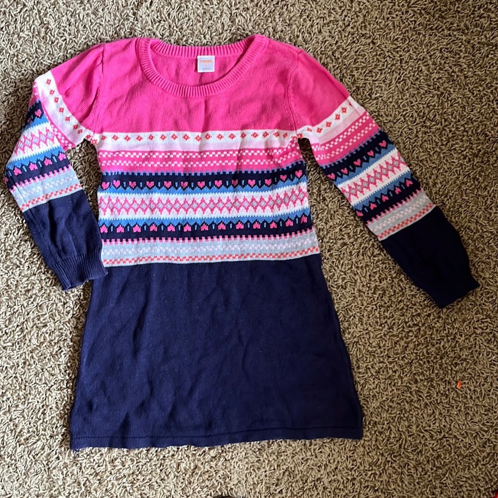Gymboree girls sweater dress